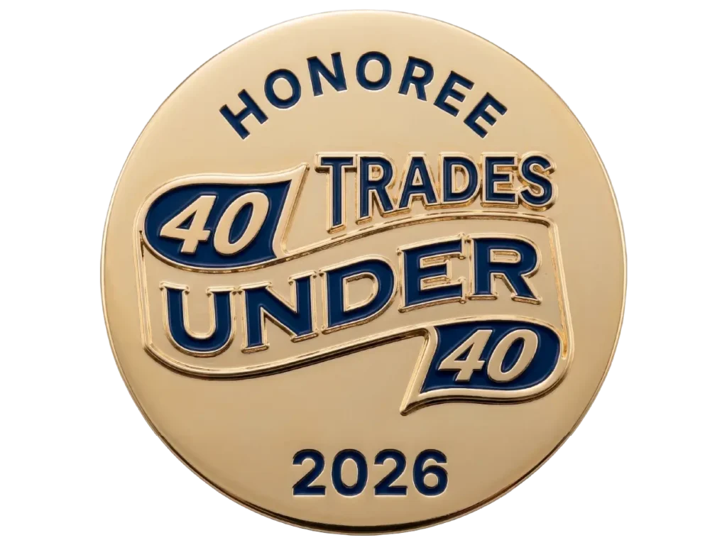 Trades 40 Under 40 Honoree 2026 - Blue Diamond Heating & Air